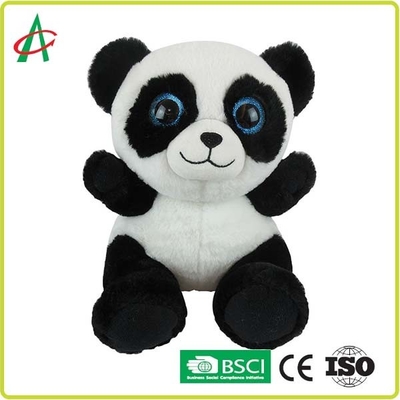 Ζωικά παιχνίδια βελούδου μωρών της Panda Huggable, έξοχα μαλακά γεμισμένα βελούδο ζώα 6 ιντσών