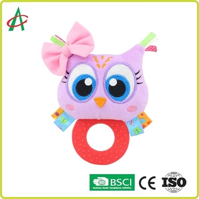 Μη τοξικό κουδούνισμα βελούδου μωρών ASTM Handcrafted με Teether