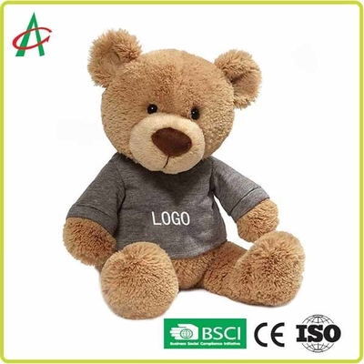Το έξοχο μαλακό βελούδο Teddy ASTM αντέχει 15cm 20cm 25cm με το προσαρμοσμένο λογότυπο