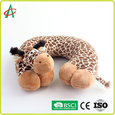 Angelber 30cm Giraffe μαξιλαριών λαιμών μορφής του U χαριτωμένα κινούμενα σχέδια για το ταξίδι