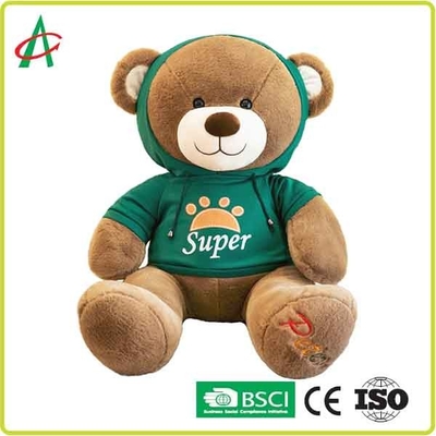 Το CE 30cm βελούδο Teddy αντέχει το ενισχυμένο ράψιμο με Hoodie