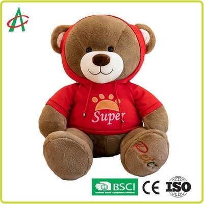 Το CE 30cm βελούδο Teddy αντέχει το ενισχυμένο ράψιμο με Hoodie