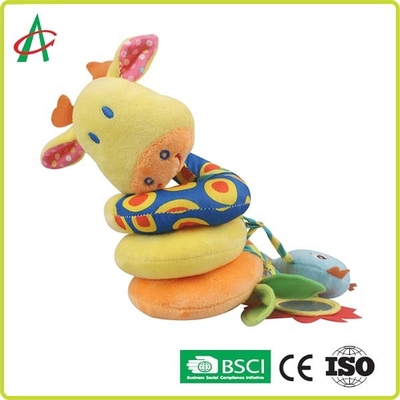 Μαλακό boa σπειροειδές παιχνίδι 68cm*35cm καροτσακιών με την πάπια και τον καθρέφτη βελούδου