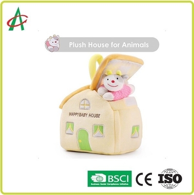 Παιχνίδια κουδουνισμάτων βελούδου ASTM Huggable με το βαμβάκι PP που γεμίζουν