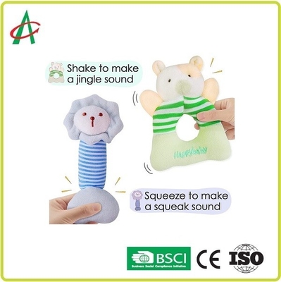 Παιχνίδια κουδουνισμάτων βελούδου ASTM Huggable με το βαμβάκι PP που γεμίζουν