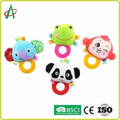 Μη τοξικό κουδούνισμα βελούδου μωρών ASTM Handcrafted με Teether